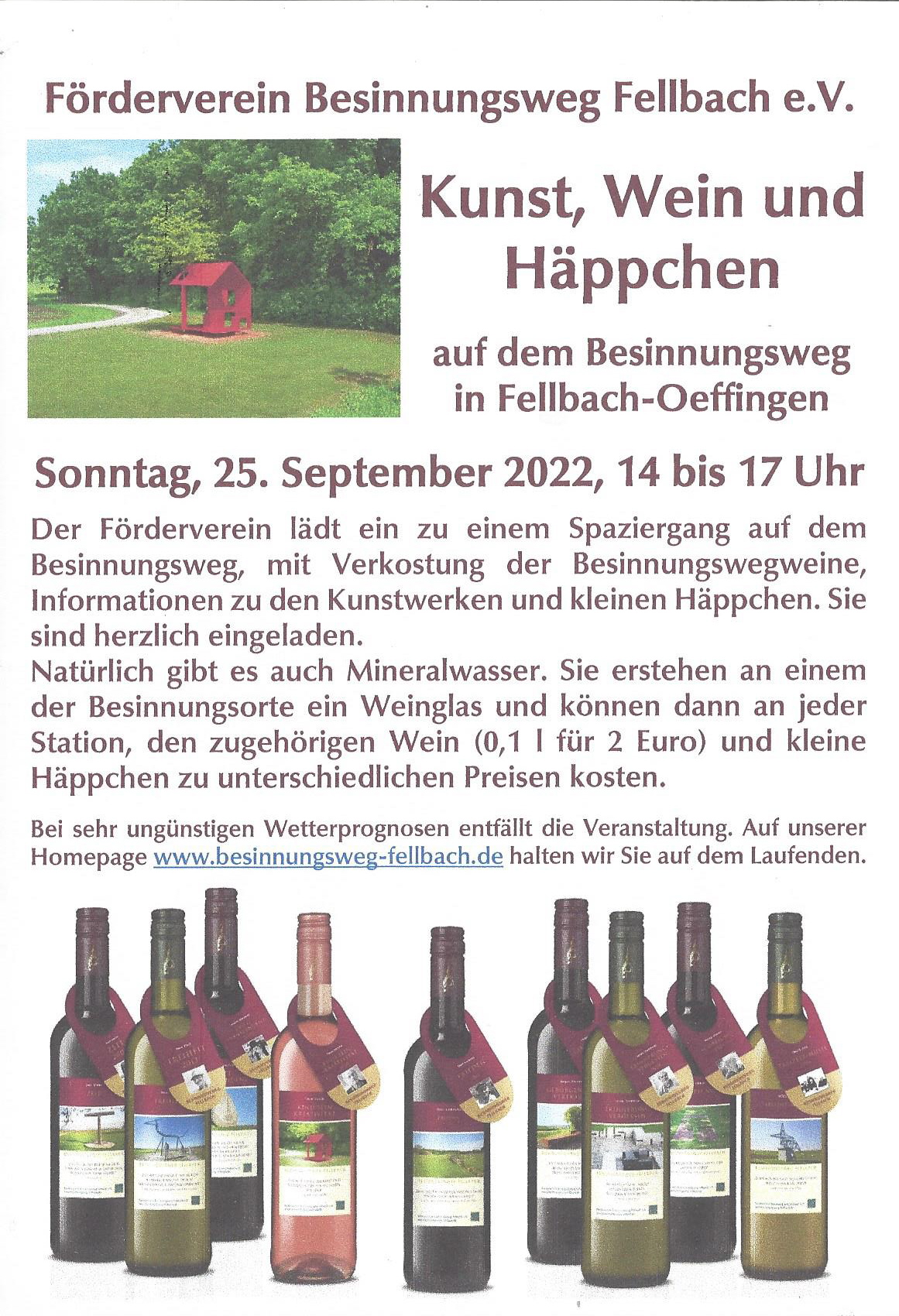 220925 Kunst Wein und Hppchen Plakat A4